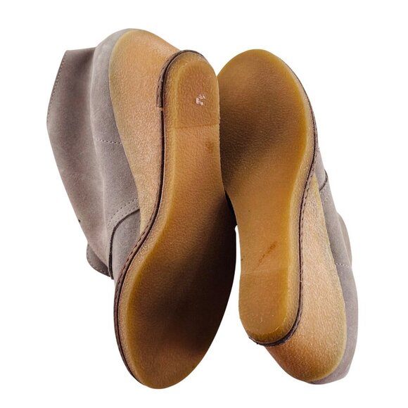 Jeffrey Campbell Womens Gray Suede Wedge Ankle Boots Size 8 - Picture 4 of 7